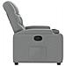 Poltrona reclinabile in tessuto grigio chiaro - Foto miniatura 7