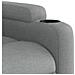 Poltrona reclinabile in tessuto grigio chiaro - Foto miniatura 8