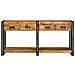Tavoli consolle 2 pcs Marrone Legno Di Mango Massello - Foto miniatura 4