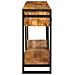 Tavoli consolle 2 pcs Marrone Legno Di Mango Massello - Foto miniatura 5