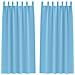 Tende con tende 2 pcs Azzurro Poliestere - Foto miniatura 1