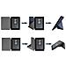 Custodia Pieghevole In Pu Compatibile Con Kindle 2024, Kpw123, Kpw958 - Smart Sleep, Antiurto, Angolo Regolabile - Foto miniatura 2