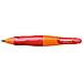 EASYergo 3.15 - Matita a scatto Ergonomica - Rosso /Arancione per Destrimani - con mina 3.15 mm gradazione HB e temperino - Foto miniatura 2