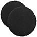 Cuscini per Seduta 2 pcs Nero Ø 40 x 13 cm Velluto - Foto miniatura 1
