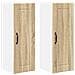 Pensile cucina con porta 2 pcs Rovere Sonoma 30 x 31 x 80 cm - Foto miniatura 1