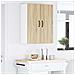 Pensile cucina con porta 2 pcs Rovere Sonoma 30 x 31 x 80 cm - Foto miniatura 4