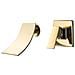 Rubinetto per lavabo da bagno, Blackswan, tipo M86, modello oro lucido, misura 17,5 cm - Foto miniatura 1