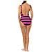 Costume Da Bagno Stile Classico Con Cerniera Mm4m810 Da Donna - Foto miniatura 2