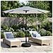 Parasol da Giardino con Luci LED 300 x 300 cm Poliestere - Foto miniatura 5
