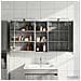 Set di Armadi da Bagno con lo scaffale 3 pcs 130 x 14,5 x 70 cm - Foto miniatura 4