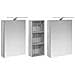 Set di Armadi da Bagno con lo scaffale 3 pcs 130 x 14,5 x 70 cm - Foto miniatura 5