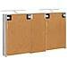 Set di Armadi da Bagno con lo scaffale 3 pcs 130 x 14,5 x 70 cm - Foto miniatura 9