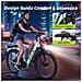 Bicicletta Elettrica Città 24 Pollici per Adulti SU7 Batteria 36V 13Ah 250W 25KM /H 30-60km 7 Velocità Display LCD con sblocco NFC Urban Commuter E-Bike Verde per Donna e Uomo - Foto miniatura 6