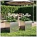 Vaso da giardino 2 pz Argento 50 x 50 x 49 cm Acciaio Inox - Foto miniatura 2