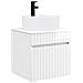 Set di Armadi da Bagno 3 pz Bianco Lucido 49 x 44,5 x 65 cm - Foto miniatura 5