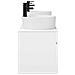 Set di Armadi da Bagno 3 pz Bianco Lucido 49 x 44,5 x 65 cm - Foto miniatura 10