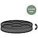 Crepiera elettrica 2 in 1 KREP56, Griglia reversibile antiaderente da 33 e 10cm per Crepes e Mini Crepes, Temperatura fino a 230°, 1500W - Foto miniatura 3