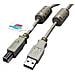 ICOC U-AB-18-U2-FER - Cavo USB 2.0 A maschio / B maschio 1.8 m con ferrite - Foto miniatura 1