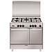 Cucina Gas UR965VI 5 Fuochi Gas Forno Gas Classe A Dimensioni 90x60 Colore Inox Serie Unica - Foto miniatura 1