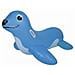 Gonfiabile foca 117x80cm leone marino linea mare salvagente JL037219NPF - Foto miniatura 2
