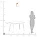 Lampadario A Forma Di Cono In Alluminio Bianco Albano - Foto miniatura 12