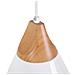 Lampadario A Forma Di Cono In Alluminio Bianco Albano - Foto miniatura 20