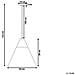 Lampadario A Forma Di Cono In Alluminio Bianco Albano - Foto miniatura 15