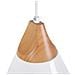 Lampadario A Forma Di Cono In Alluminio Bianco Albano - Foto miniatura 23