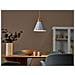 Lampadario A Forma Di Cono In Alluminio Bianco Albano - Foto miniatura 24