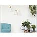 Lampadario A Forma Di Cono In Alluminio Bianco Albano - Foto miniatura 7