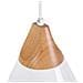 Lampadario A Forma Di Cono In Alluminio Bianco Albano - Foto miniatura 11