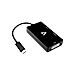 Black Usb C Adapterusb C To Vga Dvi Hdmi Adapter - Foto miniatura 1
