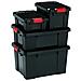 Sk-135 733 130 Power Box 3 Set Di Contenitori Di Plastica Nero 46 X 29,7 X 16 Cm - Foto miniatura 3
