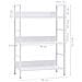 Scaffale Libri 3 Ripiani Bianco 60x27,6x90,5 Legno Multistrato - Foto miniatura 2