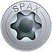 Spax 191010802605 Viti Per Costruzioni In Legno, 8,0 X 260 Mm, 50 Pezzi, T-star Plus, Una Testa Svasata, Filettatura Parziale, 4tagliare, Wirox A3j, 191010802605 - Foto miniatura 2