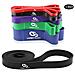 Resistance Band - Pull Up Assisted Band - Singola Esercitazione Di Allenamento Band Crossfit - Powerlifting - Yoga - Specchio Mobilit Per Uomini E Donne (nero Light)  - Foto miniatura 1