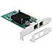 Netzwerkadapter - Pcie 2,0 X4 Low-profile - Gigabit Ethernet X 2 (89021)  - Foto miniatura 1