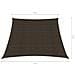 Vela Parasole 160 g / m² Marrone 4/5x3 m in HDPE - Foto miniatura 4