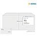Outdoor adhesive film 210x297mm white 10 pcs. , Bianco, Labels / pack - 10 pcs. Sheets / pack - 10 pcs, 210 x 297 mm, A4 sheets, opaque, outdoor - Foto miniatura 3