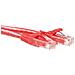 Cavo Rete - Categoria 6 - 50 cm - 1 x RJ-45 Maschio Rete - 1 x RJ-45 Maschio Rete - Cavo patch - Rosso - Foto miniatura 1