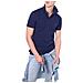 Polo Uomo Slim Fit In Piqué Di Cotone Rosa - Foto miniatura 2