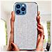Cover Iphone 13 Pro Max Silicone Semi-rigido Con Paillette Amovibili Argento - Foto miniatura 5