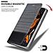 Custodia Compatibile Con Samsung Galaxy Xcover 4s In Grigio Nero - Coperchio Protettiva Con Chiusura Magnetica, Funzione Stand E Tasca Per Le Carte - Foto miniatura 6