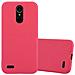 Custodia Compatibile Con Lg K10 2017 In Candy Rosso - Coperchio Protettivo In Silicone Tpu Flessibile - Foto miniatura 1
