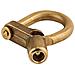 Lucchetto 29c Chiave Triangolare Base Angolare 5mm, Ottone, Da Esterno - Contatori, Quadri Elettrici, Vvf, Pompieri, Manutenzione - - Foto miniatura 2