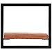 Mensole Parete 2 Pz 40x24x35 Cm Legno Massello Acacia E Acciaio - Foto miniatura 3