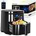 Friggitrice ad Aria Smart Cube Capacità 7 Litri 1900 Watt Colore Nero / Oro - Foto miniatura 3