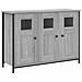 Credenza Grigio Sonoma 100x35x70 Cm In Legno Multistrato - Foto miniatura 2