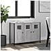 Credenza Grigio Sonoma 100x35x70 Cm In Legno Multistrato - Foto miniatura 1