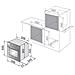 Forno Elettrico da Incasso Professional PLM 7 XLAA 2 Capacità 74 L Multifunzione Ventilato Cottura Vapore Potenza 2600 W Colore Nero - Foto miniatura 4
